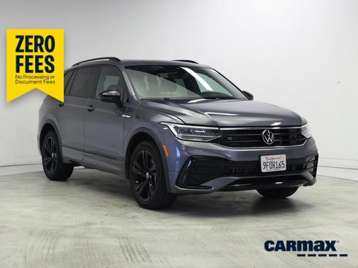 Gray 2023 Volkswagen Tiguan SE R-Line Black