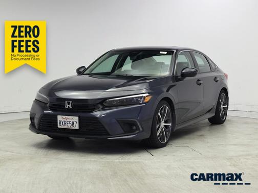 Gray 2022 Honda Civic Touring