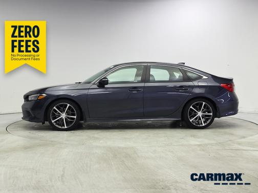 Gray 2022 Honda Civic Touring