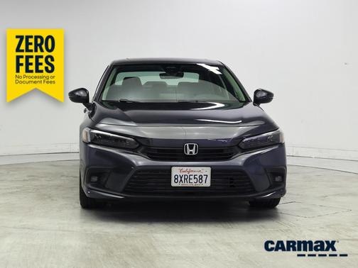 Gray 2022 Honda Civic Touring