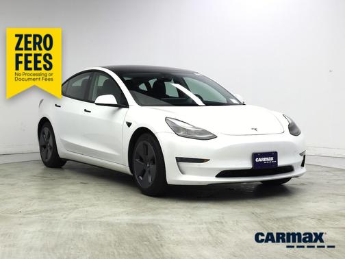 White 2022 Tesla Model 3 Long Range