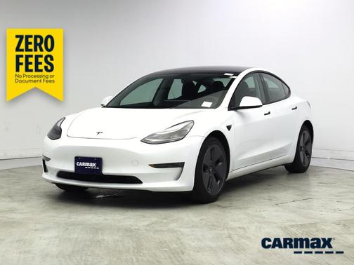 White 2022 Tesla Model 3 Long Range