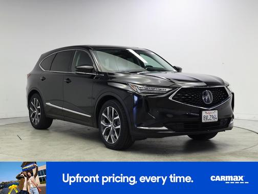Black 2022 Acura MDX Technology