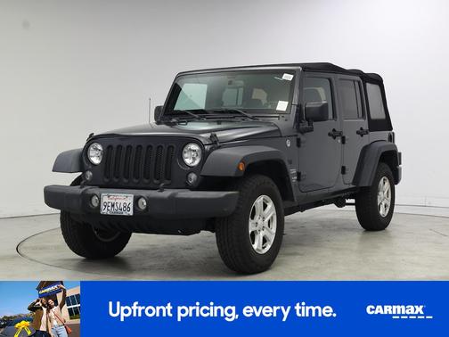 Gray 2017 Jeep Wrangler Unlimited Sport