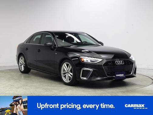 Black 2022 Audi A4 S-Line Premium Plus