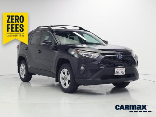 Black 2019 Toyota RAV4 Hybrid XLE