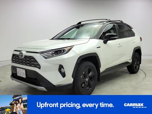 White 2020 Toyota RAV4 Hybrid XSE