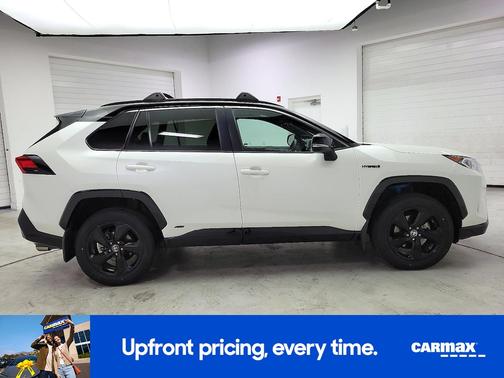 White 2020 Toyota RAV4 Hybrid XSE