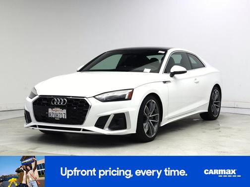 White 2022 Audi A5 S-Line Premium Plus