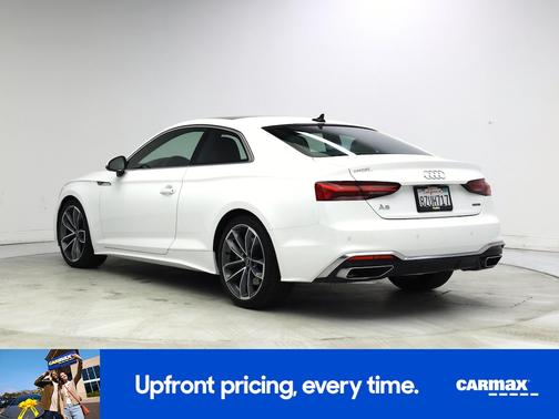 White 2022 Audi A5 S-Line Premium Plus