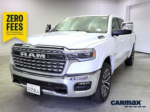 White 2025 RAM 1500 Limited