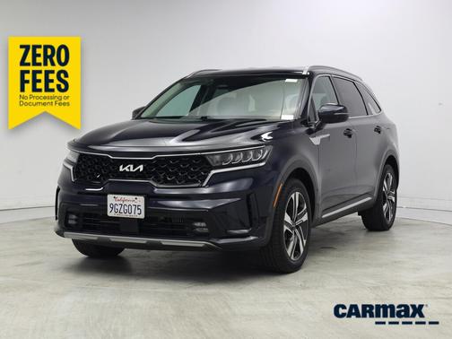 Blue 2023 Kia Sorento Hybrid EX