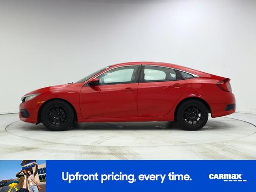 Red 2017 Honda Civic LX