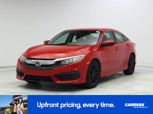 Red 2017 Honda Civic LX