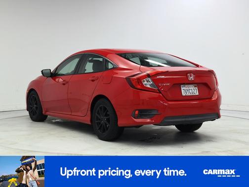 Red 2017 Honda Civic LX