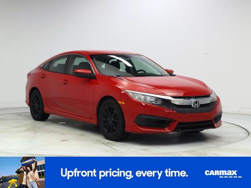 Red 2017 Honda Civic LX