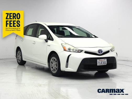 White 2016 Toyota Prius v Two