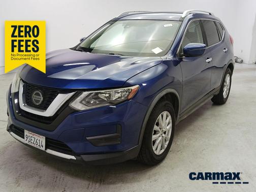 Blue 2019 Nissan Rogue SV