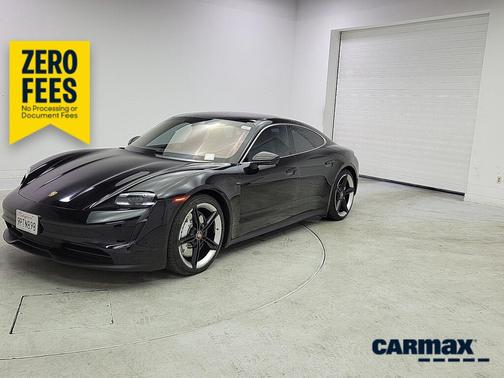 Black 2021 Porsche Taycan 4S