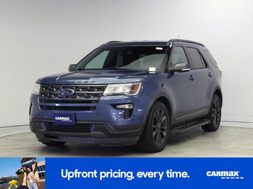 Blue 2018 Ford Explorer XLT