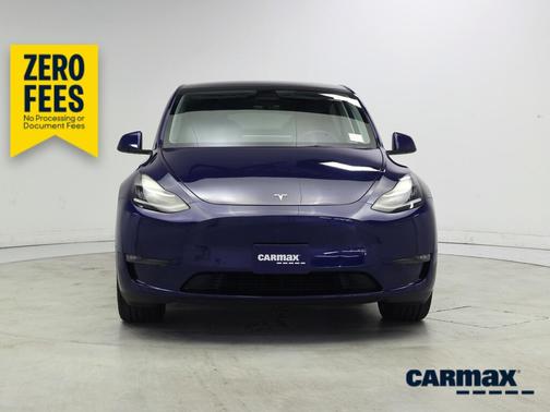 Blue 2022 Tesla Model Y Long Range