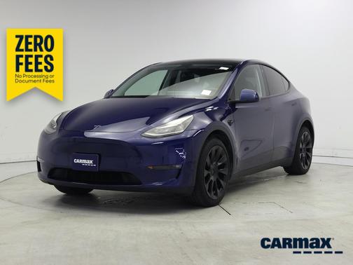 Blue 2022 Tesla Model Y Long Range