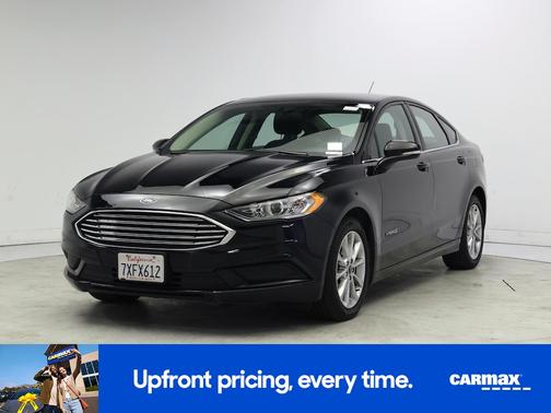 Black 2017 Ford Fusion Hybrid SE