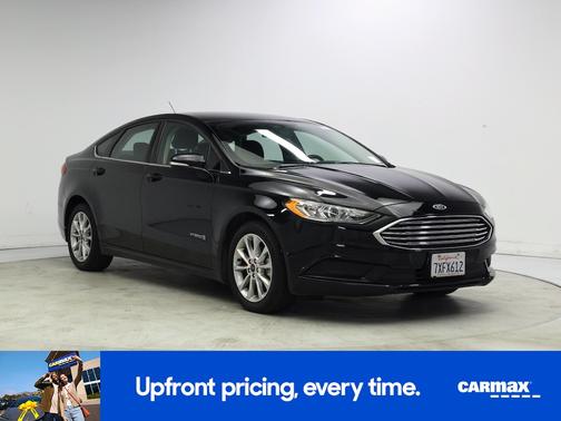 Black 2017 Ford Fusion Hybrid SE