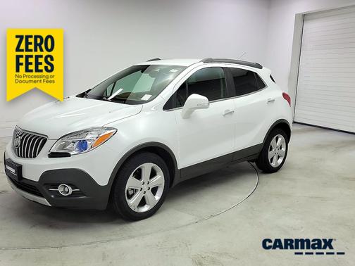 White 2016 Buick Encore Leather