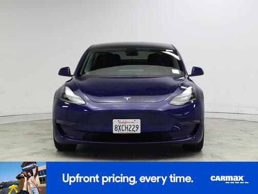 Blue 2021 Tesla Model 3 Long Range