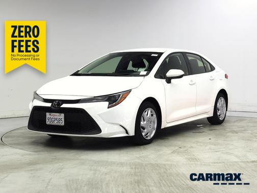 White 2022 Toyota Corolla LE