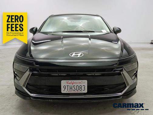 Black 2025 Hyundai SONATA SEL
