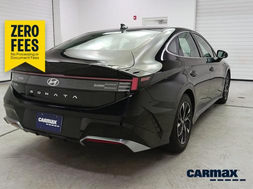 Black 2025 Hyundai SONATA SEL
