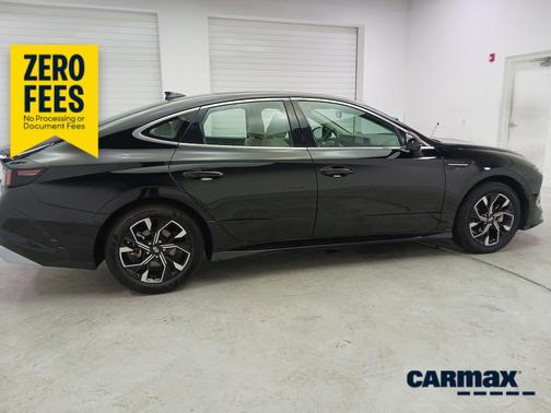 Black 2025 Hyundai SONATA SEL
