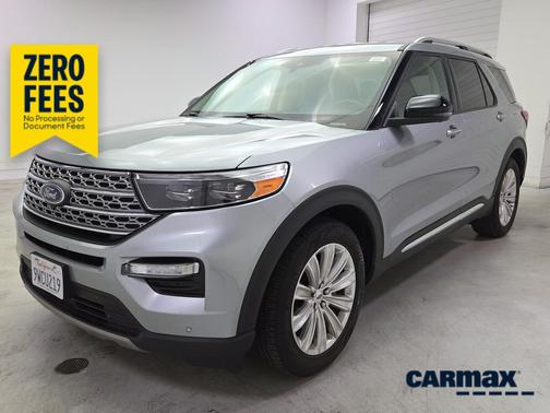Silver 2021 Ford Explorer Limited