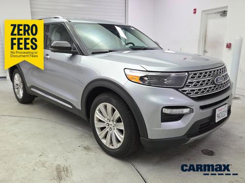 Silver 2021 Ford Explorer Limited