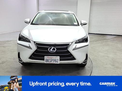 White 2015 Lexus NX 300h