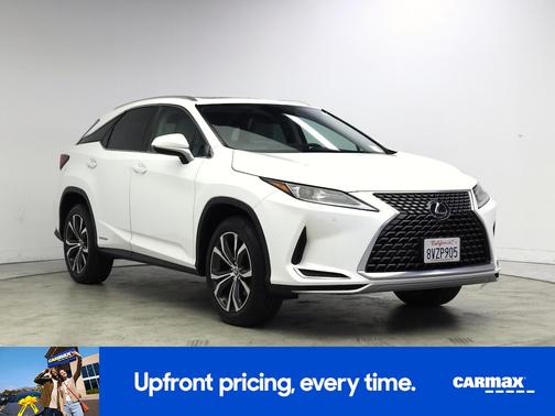 White 2021 Lexus RX 450h
