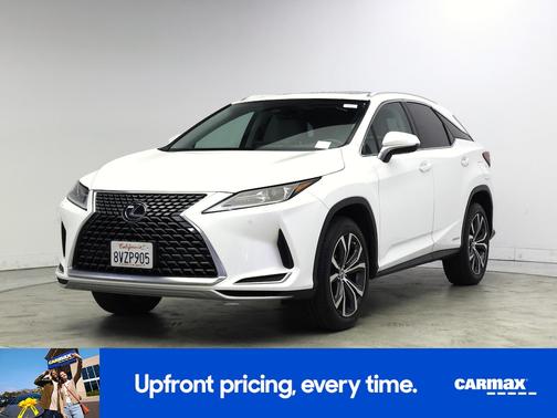 White 2021 Lexus RX 450h