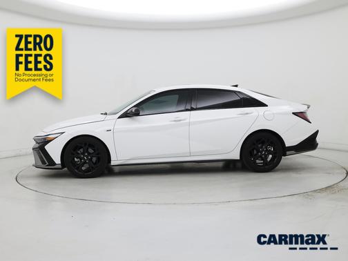 White 2025 Hyundai ELANTRA N Line