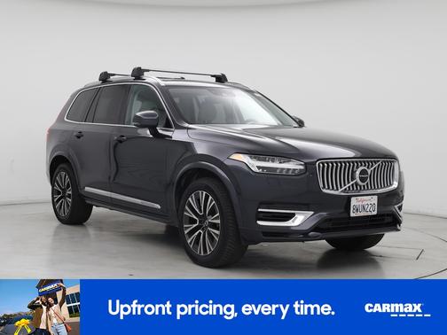 Gray 2021 Volvo XC90 Recharge Plug-In Hybrid T8 Inscription Expression