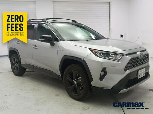 Silver 2021 Toyota RAV4 Hybrid XSE