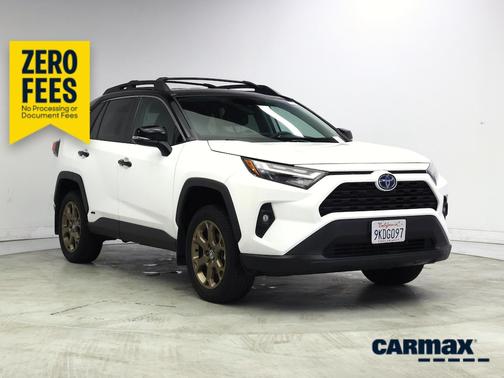 White 2024 Toyota RAV4 Hybrid Woodland Edition