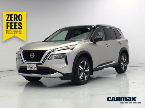 Gold 2023 Nissan Rogue Platinum