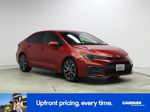 Red 2020 Toyota Corolla XSE