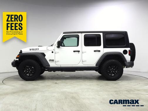 White 2022 Jeep Wrangler Unlimited Sport