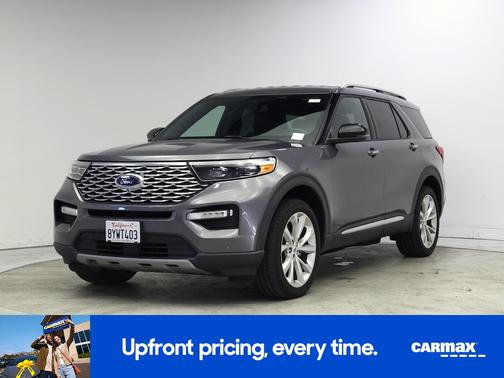 Gray 2021 Ford Explorer Platinum