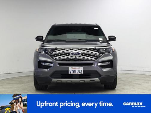 Gray 2021 Ford Explorer Platinum