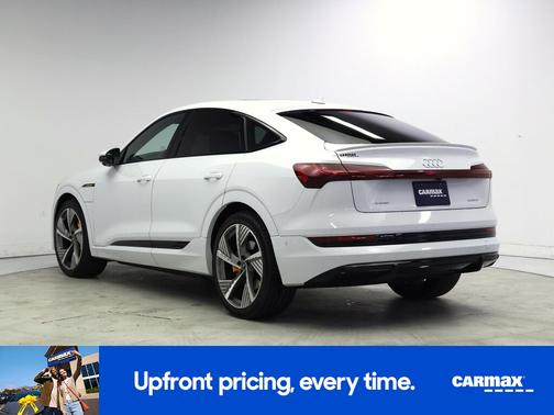 White 2023 Audi e-tron Sportback S-Line Prestige