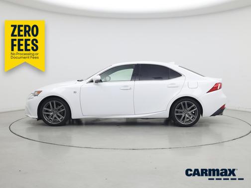 White 2015 Lexus IS 250